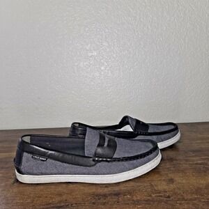 Cole Hann Men's 9.5 M Pinch Weekender Loafers Maine Classic Grand OS Gray